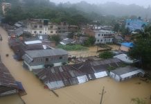 বান্দরবান প্লাবিত, পাহাড় ধসের শঙ্কা